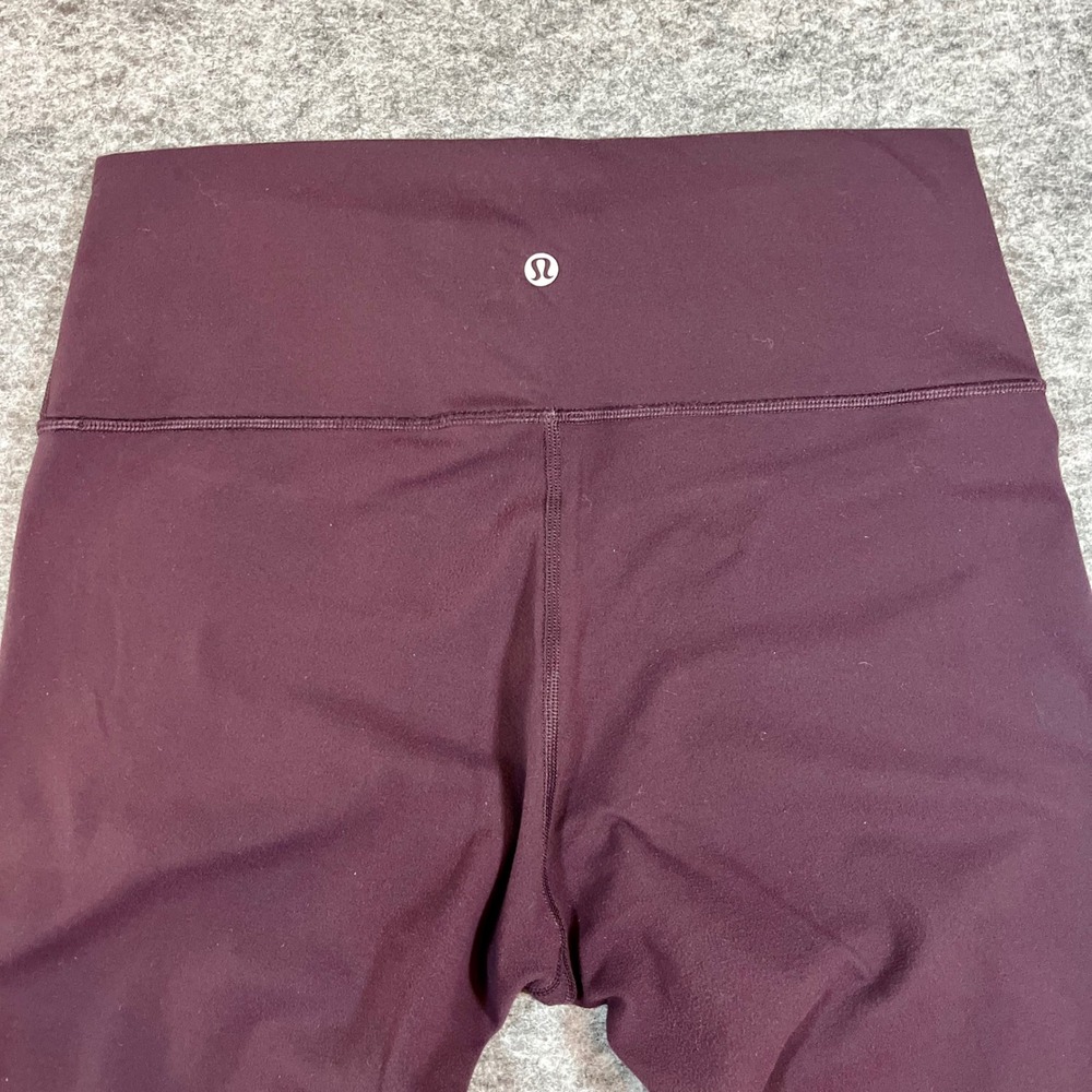 lululemon Wunder Under High-Rise Leggings Women 10 Plum Compression Athleisure - Picture 4 of 9